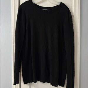 Banana Republic Filpucci Classic Black Crewneck Sweater